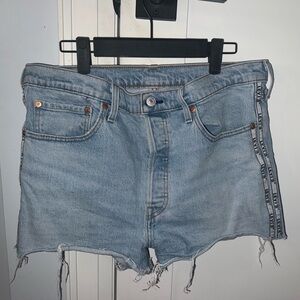 Vintage Levi's Light Blue Jean Shorts